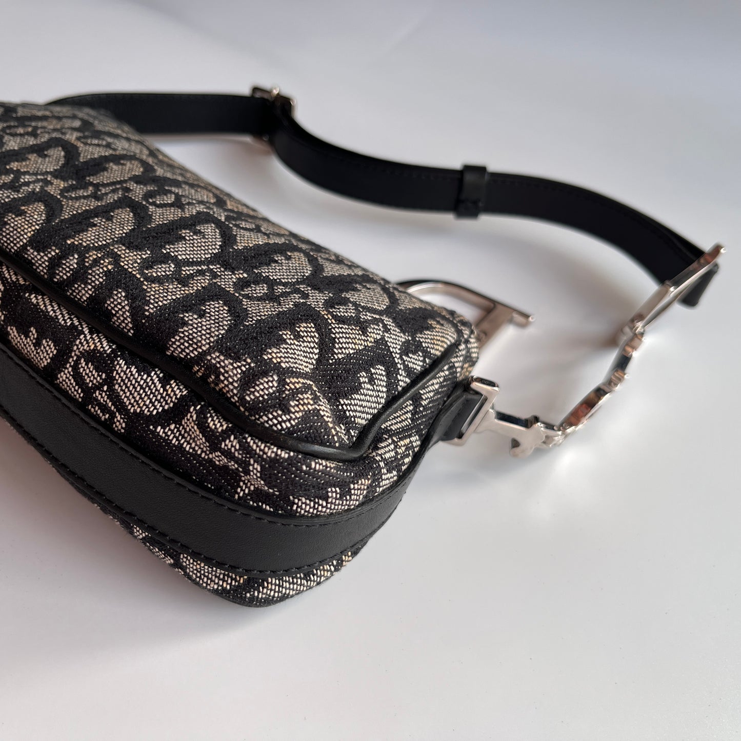 Christian Dior Vintage Oblique One Shoulder Pouch