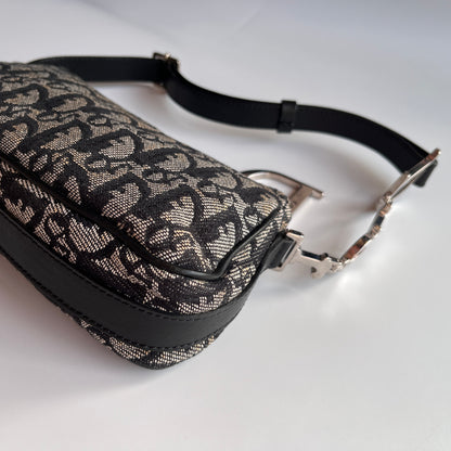 Christian Dior Vintage Oblique One Shoulder Pouch