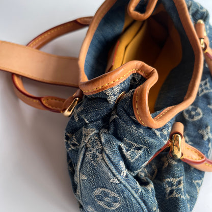 Louis Vuitton Pleaty Denim Top Handle Bag