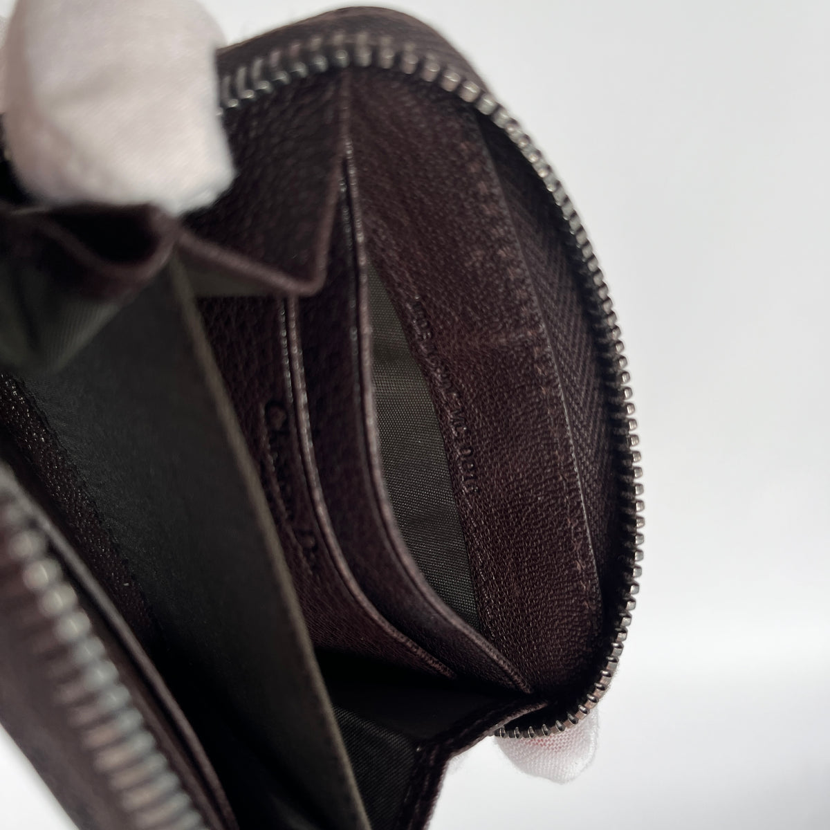 Dior Vintage Trotter Zipped Coin Purse