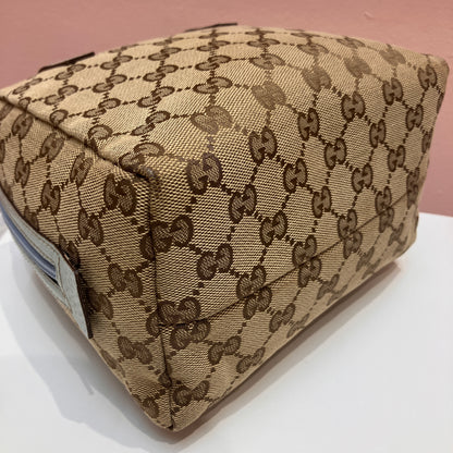 Gucci Vintage GG Canvas Tofu Top Handle Bag