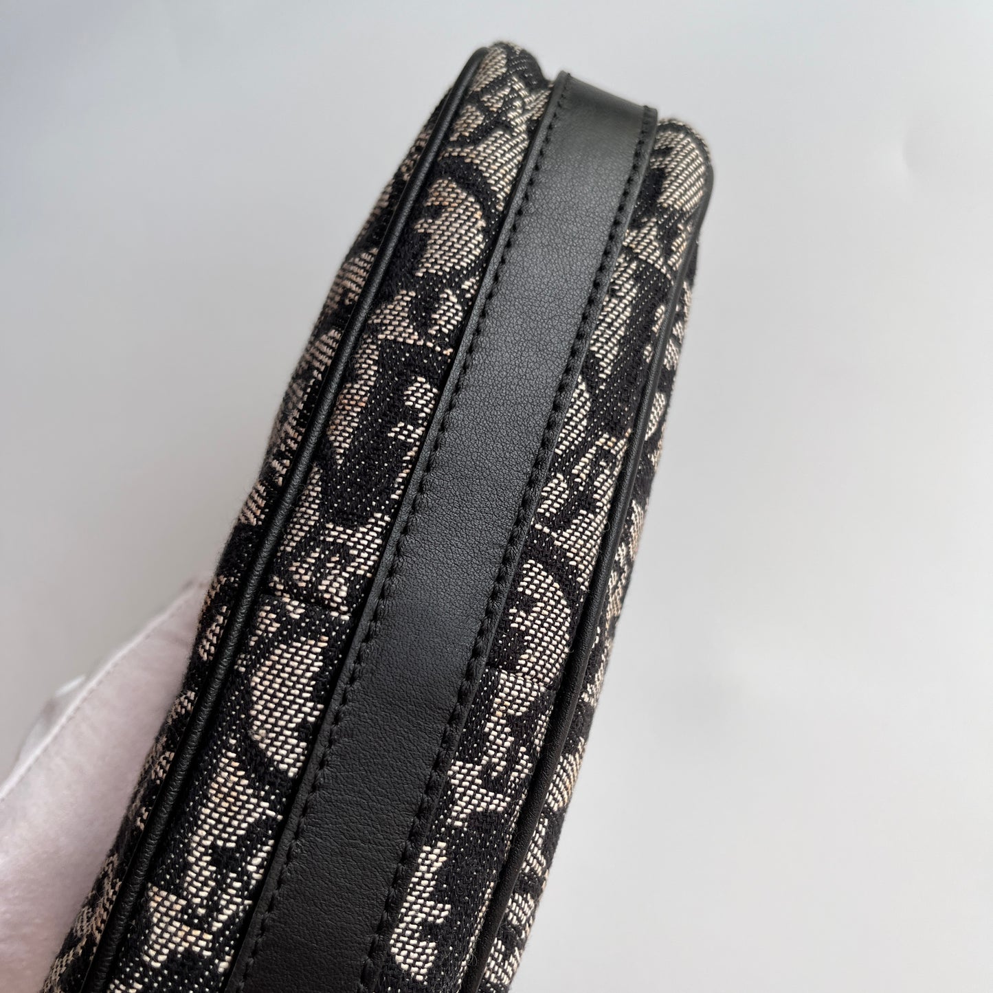 Christian Dior Vintage Oblique One Shoulder Pouch