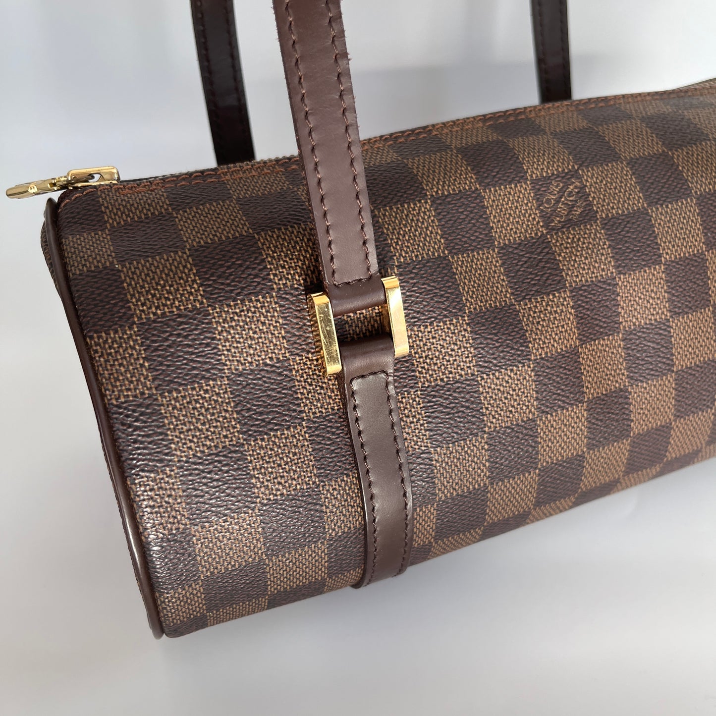 Louis Vuitton Papillon Damier Ebène 26 Top Handle Bag