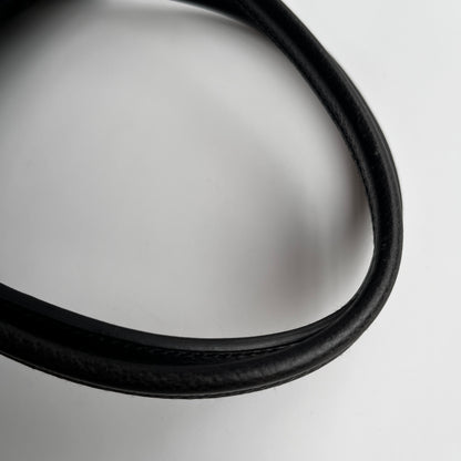 Gucci Princy Black Canvas Sherry Line Shoulder Bag