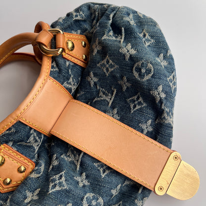 Louis Vuitton Pleaty Denim Top Handle Bag