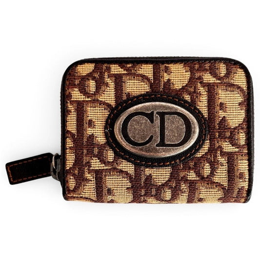 Dior Vintage Trotter Zipped Coin Purse