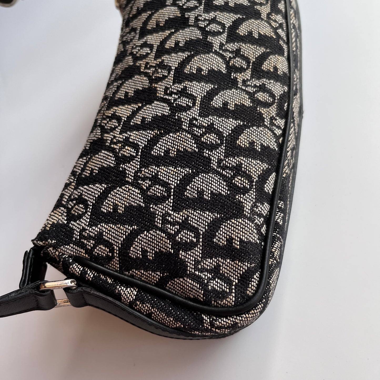 Christian Dior Vintage Oblique One Shoulder Pouch