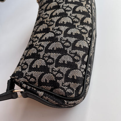 Christian Dior Vintage Oblique One Shoulder Pouch