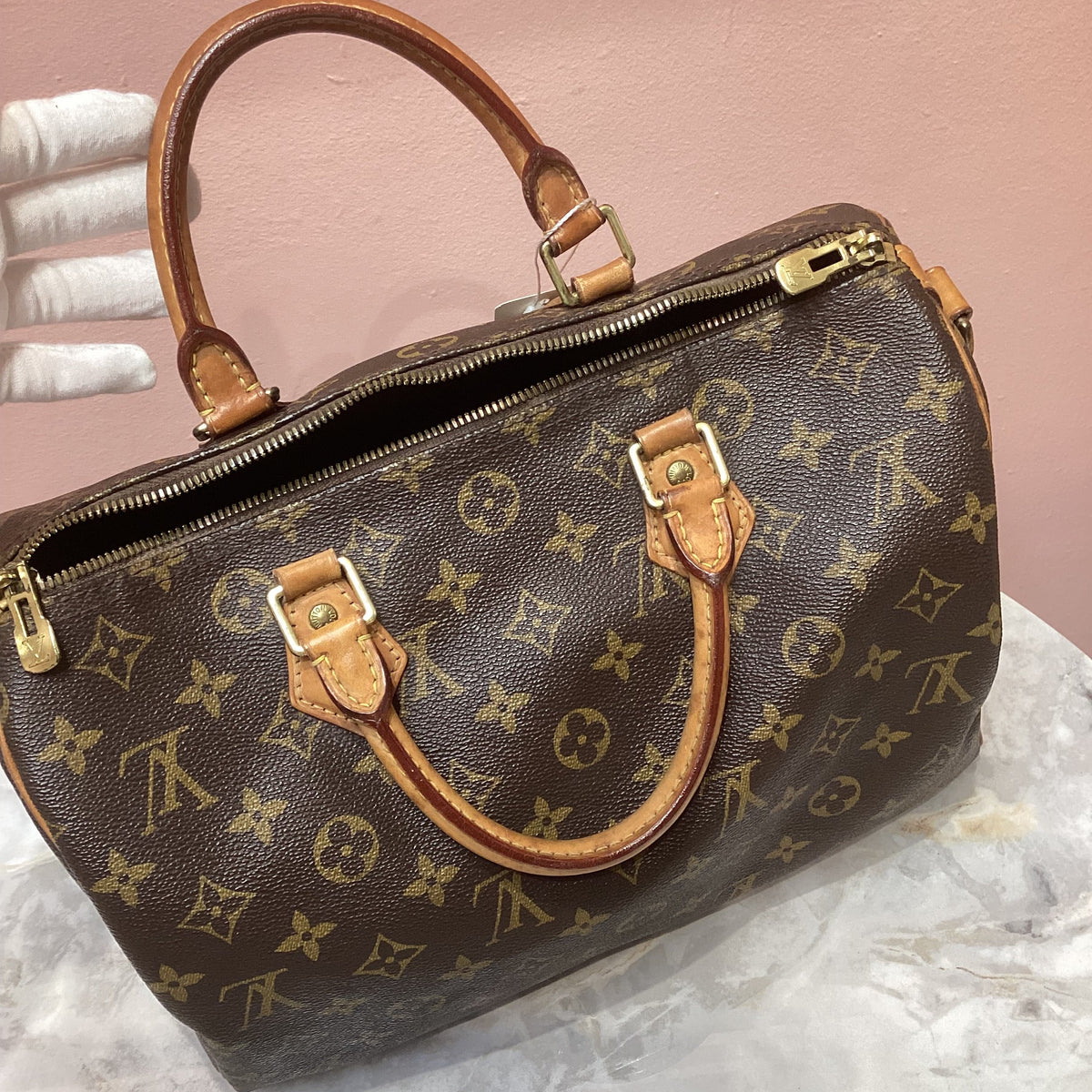 Louis Vuitton Speedy Bandouliere 30 Monogram Crossbody Bag