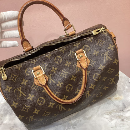 Louis Vuitton Speedy Bandouliere 30 Monogram Crossbody Bag