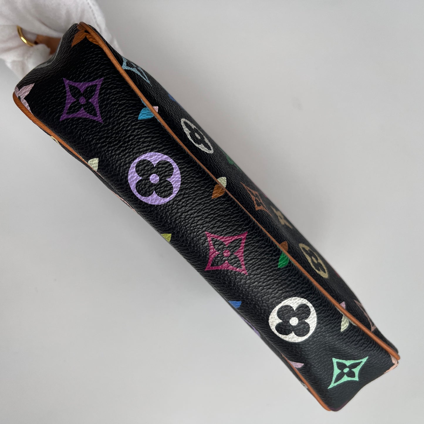 Louis Vuitton x Takashi Murakami Black Multicolor Pochette