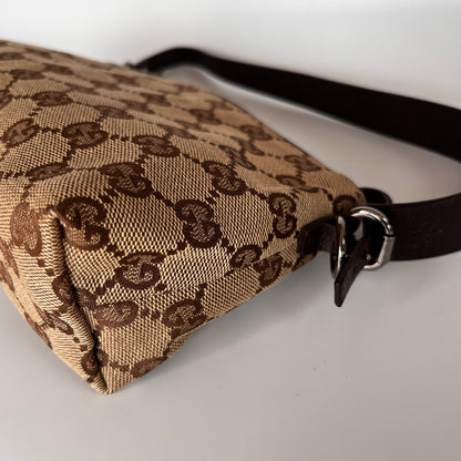 Gucci Vintage GG Canvas Small Pochette