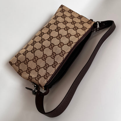 Gucci Vintage GG Canvas Small Pochette