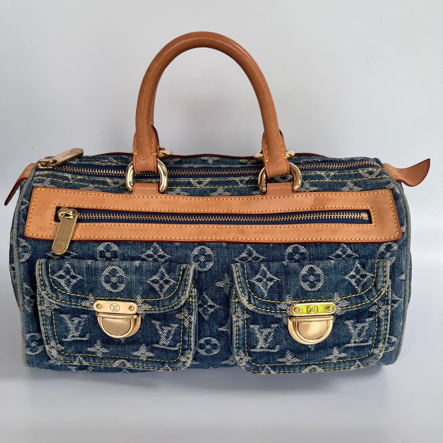 Louis Vuitton Denim Neo Speedy Top Handle Bag