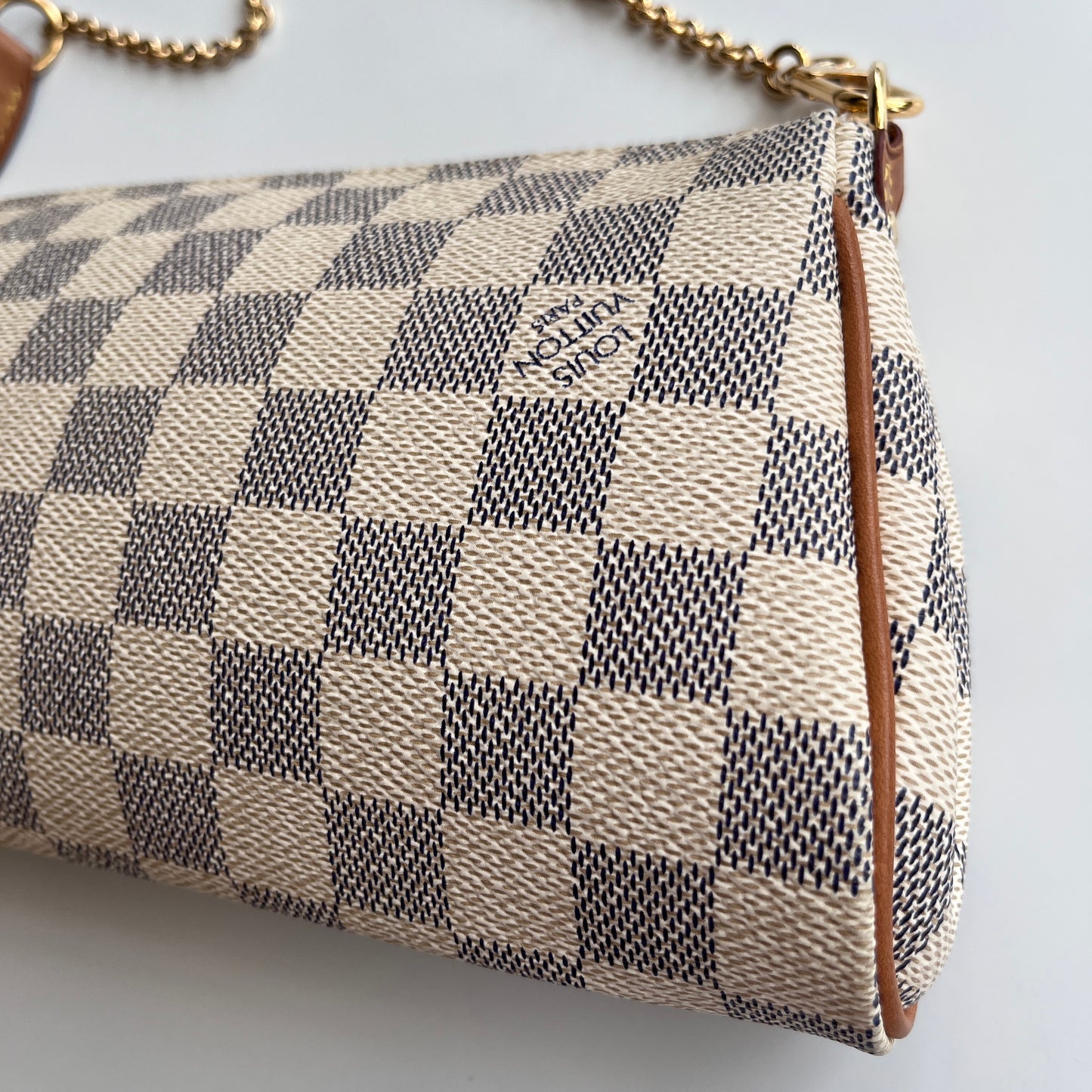Louis Vuitton Eva PM Damier Azur Clutch/ Crossbody Bag