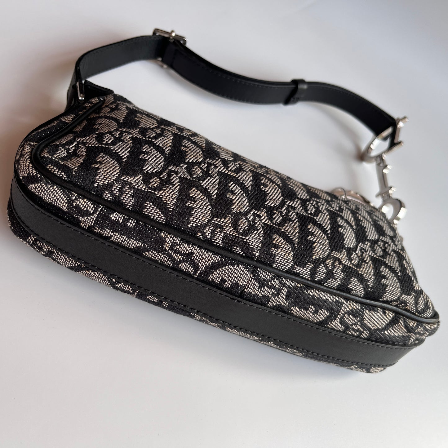 Christian Dior Vintage Oblique One Shoulder Pouch