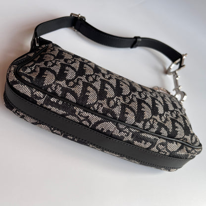 Christian Dior Vintage Oblique One Shoulder Pouch