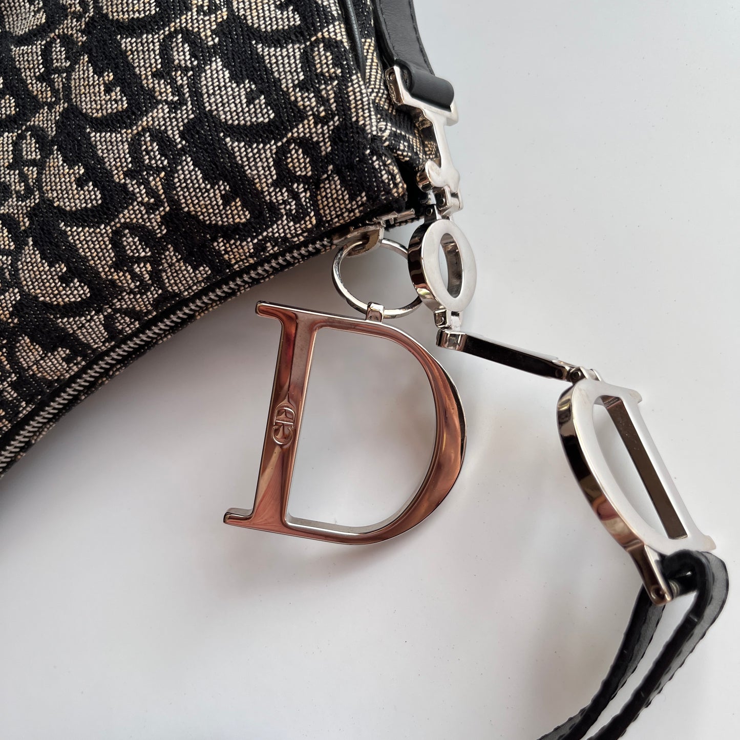 Christian Dior Vintage Oblique One Shoulder Pouch