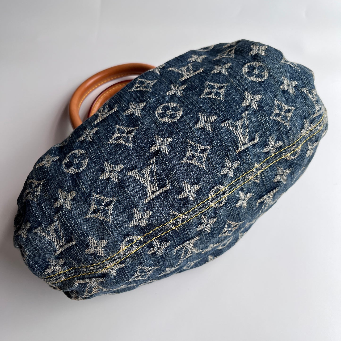 Louis Vuitton Pleaty Denim Top Handle Bag