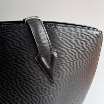 Louis Vuitton	Vintage Black Epi Saint Jacques GM Shoulder Bag