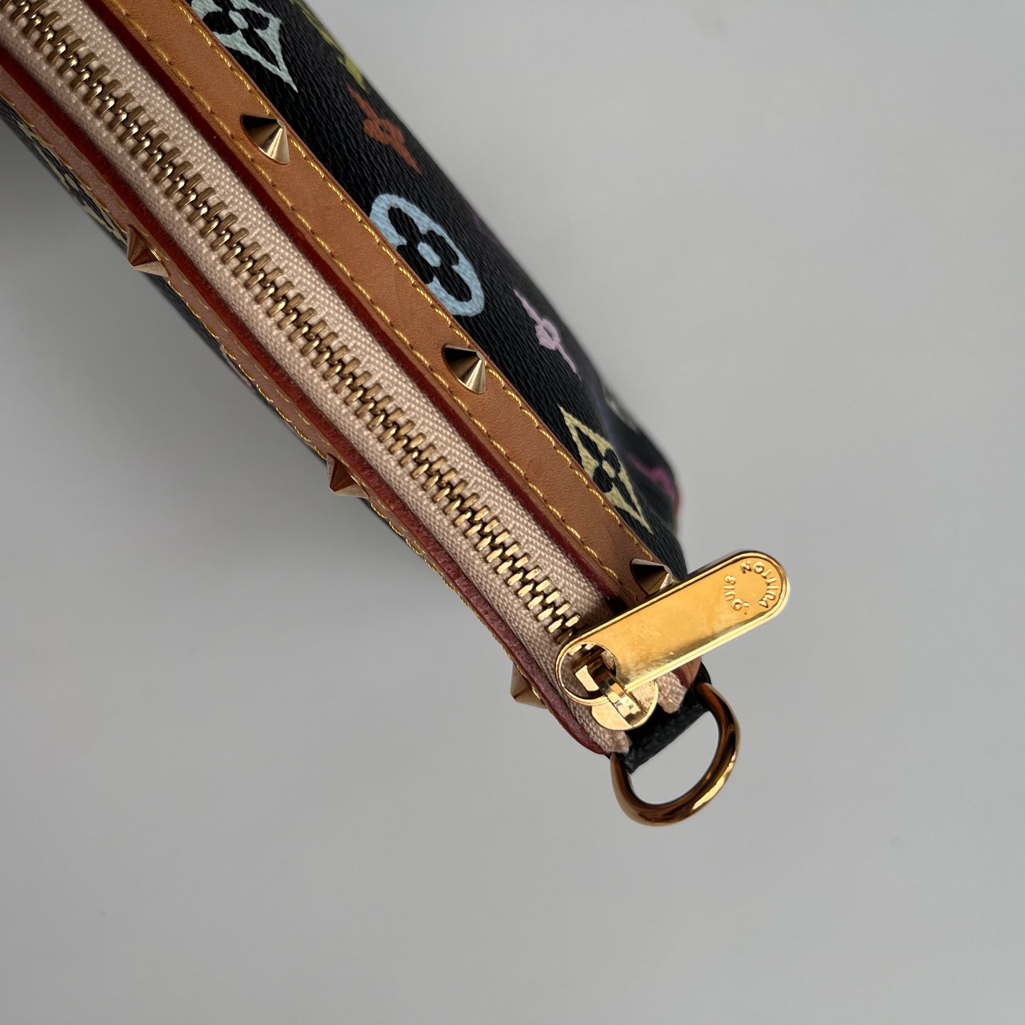 Louis Vuitton x Takashi Murakami Black Multicolor Pochette