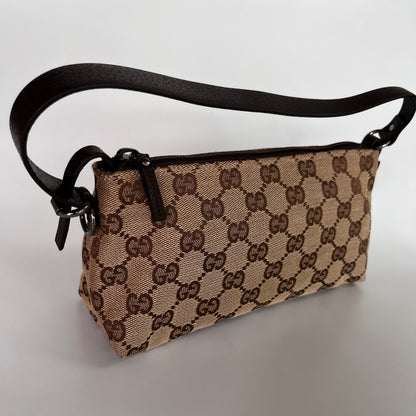 Gucci Vintage GG Canvas Small Pochette