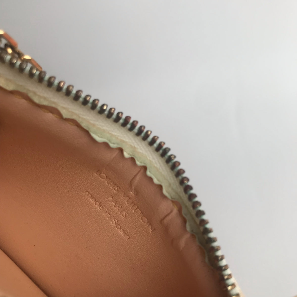 Louis Vuitton Monogram Multicolor Pochette Cles White