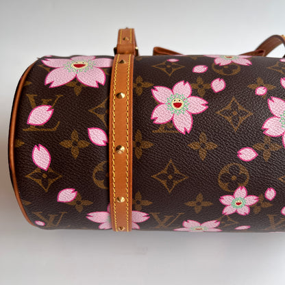 Louis Vuitton x Takashi Murakami Papillon Cherry Blossoms Top Handle Bag NO KEY