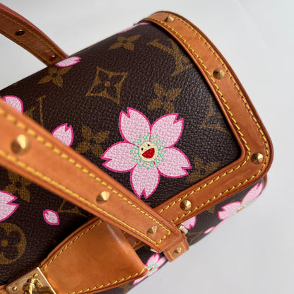 Louis Vuitton x Takashi Murakami Papillon Cherry Blossoms Top Handle Bag NO KEY