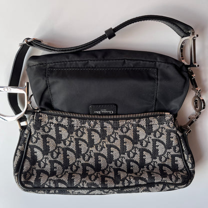 Christian Dior Vintage Oblique One Shoulder Pouch