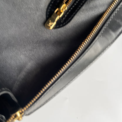 Louis Vuitton	Vintage Black Epi Saint Jacques GM Shoulder Bag