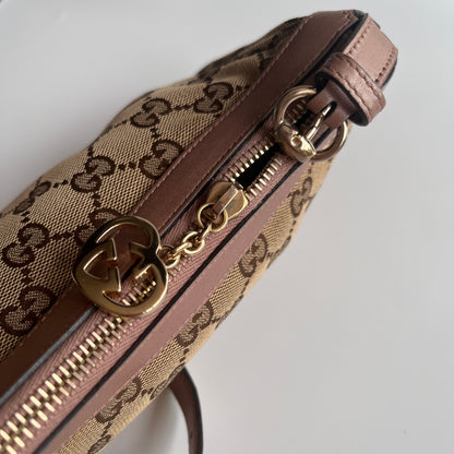 Gucci Lovely Charm GG Canvas Pochette