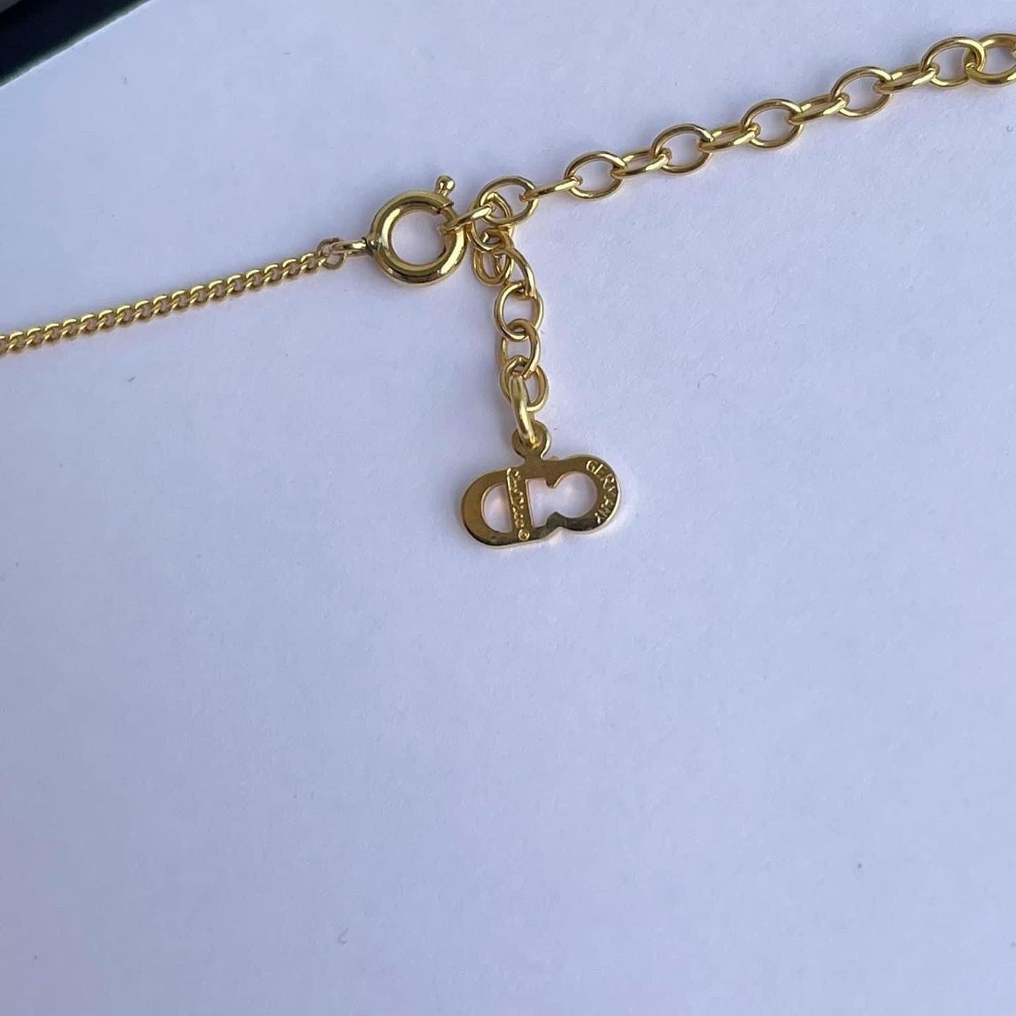 Christian Dior Vintage CD Necklace