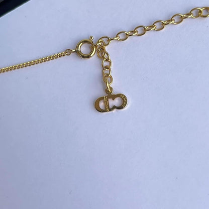 Christian Dior Vintage CD Necklace