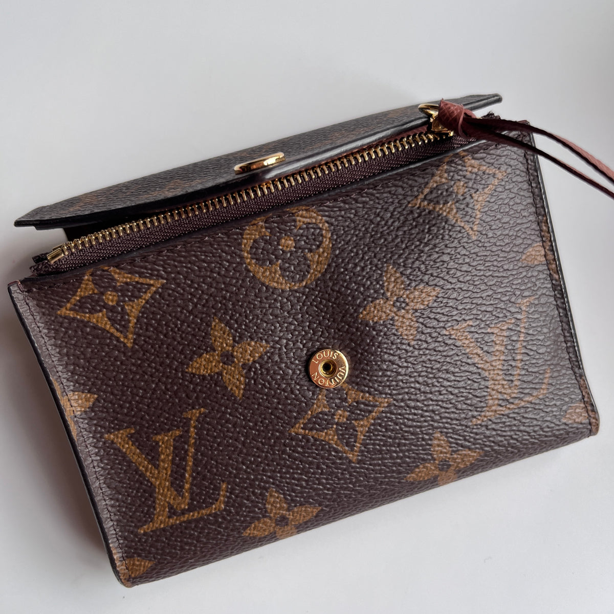 Louis Vuitton Victorine Monogram Coated Canvas Wallet RFID