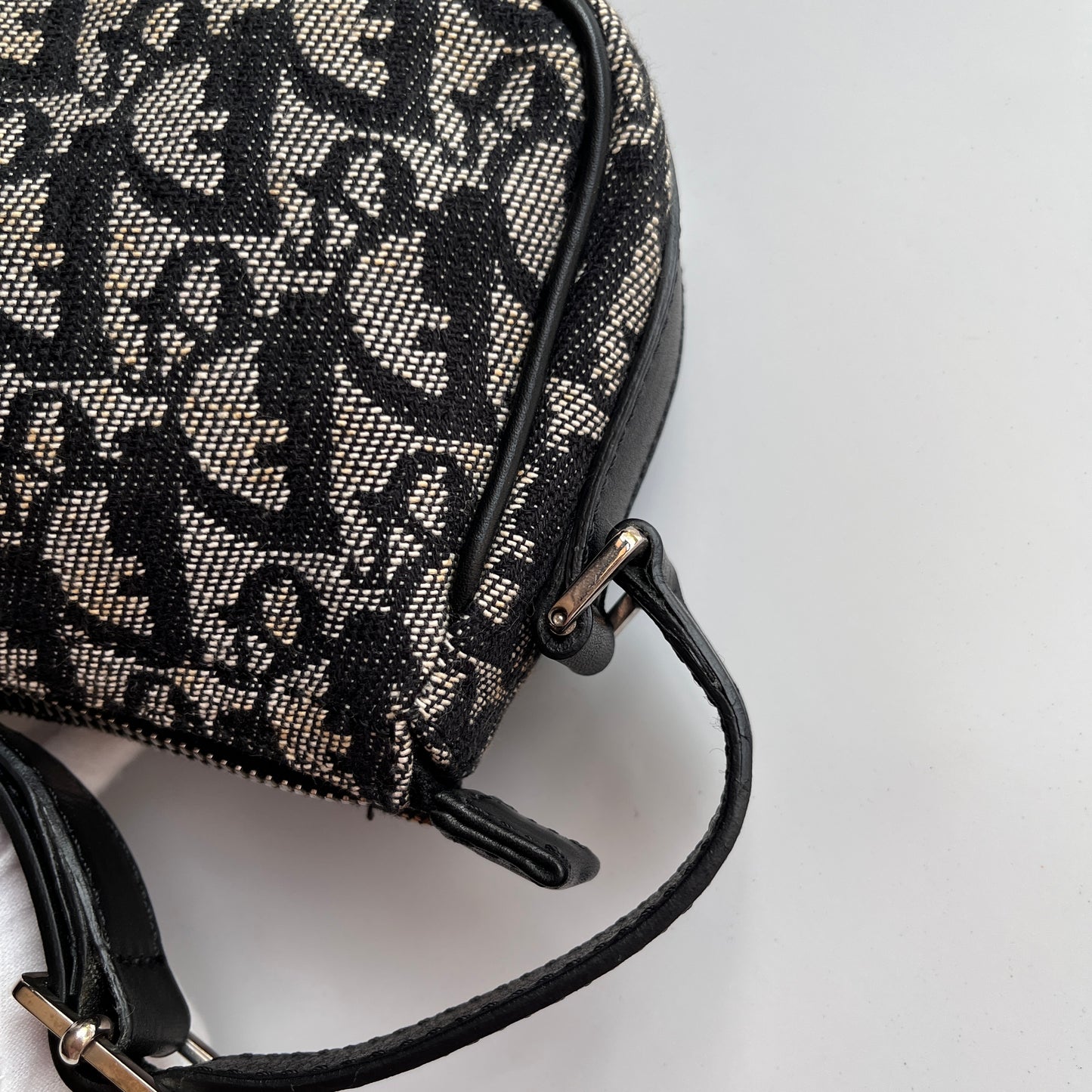 Christian Dior Vintage Oblique One Shoulder Pouch