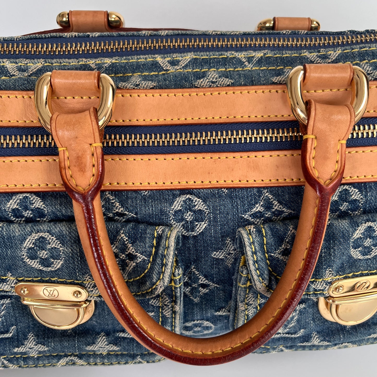 Louis Vuitton Denim Neo Speedy Top Handle Bag