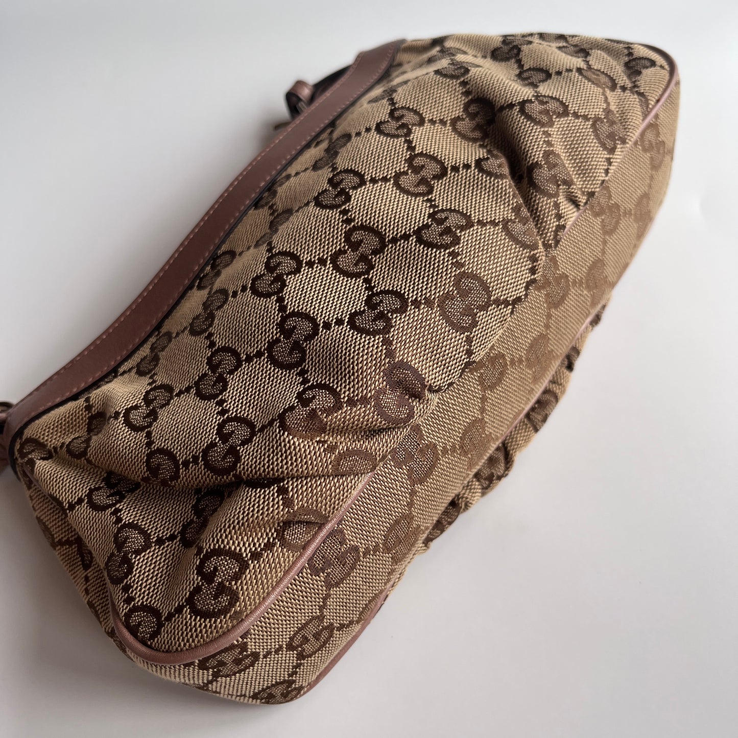 Gucci Lovely Charm GG Canvas Pochette