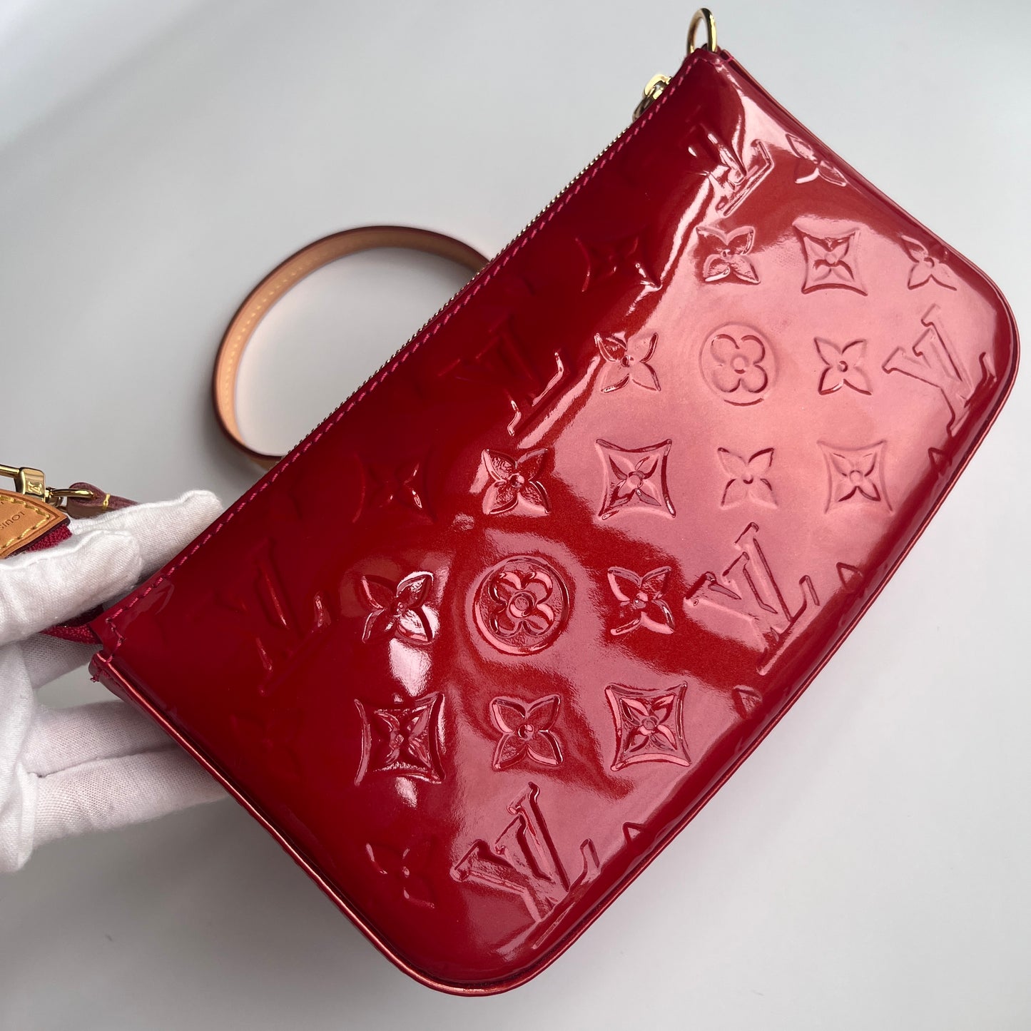 Louis Vuitton Red Vernis Pochette