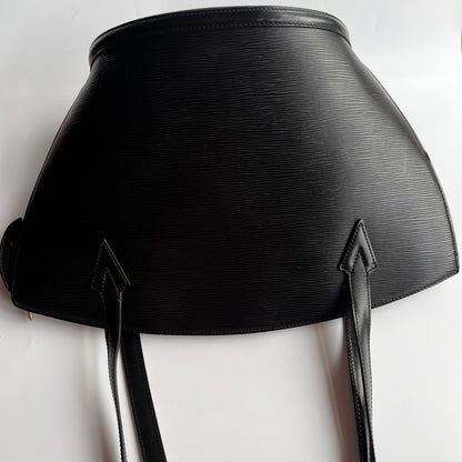 Louis Vuitton	Vintage Black Epi Saint Jacques GM Shoulder Bag