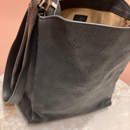 Louis Vuitton Mahina Babylone PM Black Tote 2Way Bag