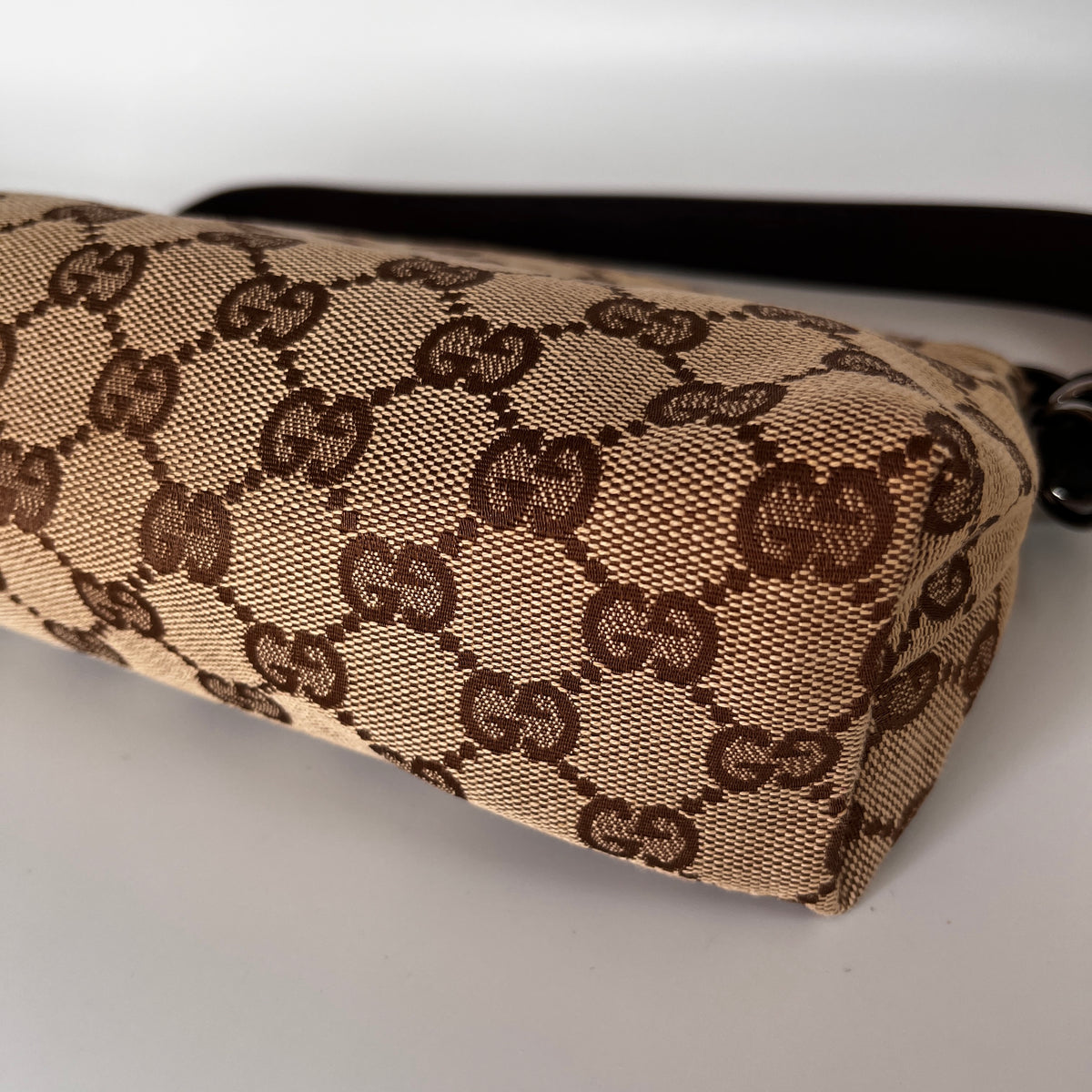 Gucci Vintage GG Canvas Small Pochette
