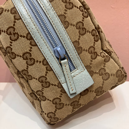 Gucci Vintage GG Canvas Tofu Top Handle Bag