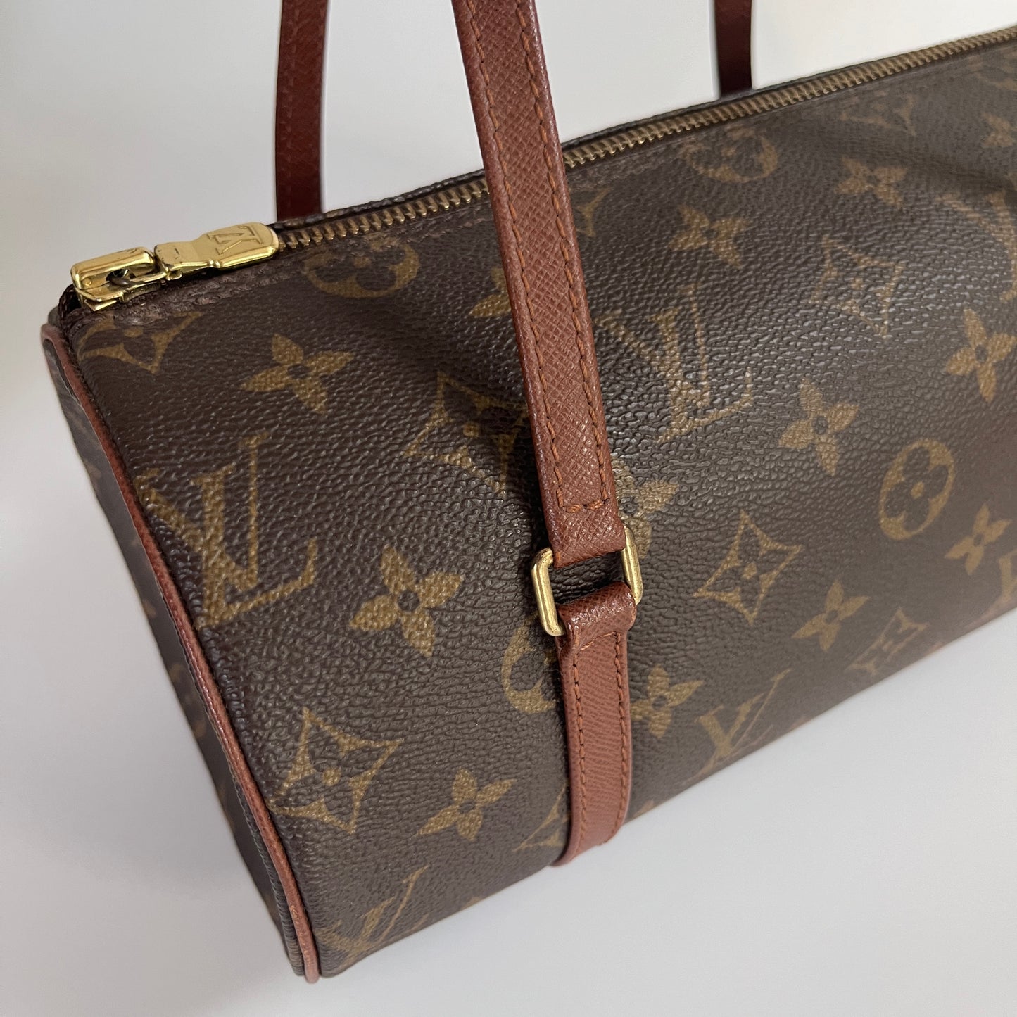 Louis Vuitton Monogram Papillon Top Handle Bag M51386