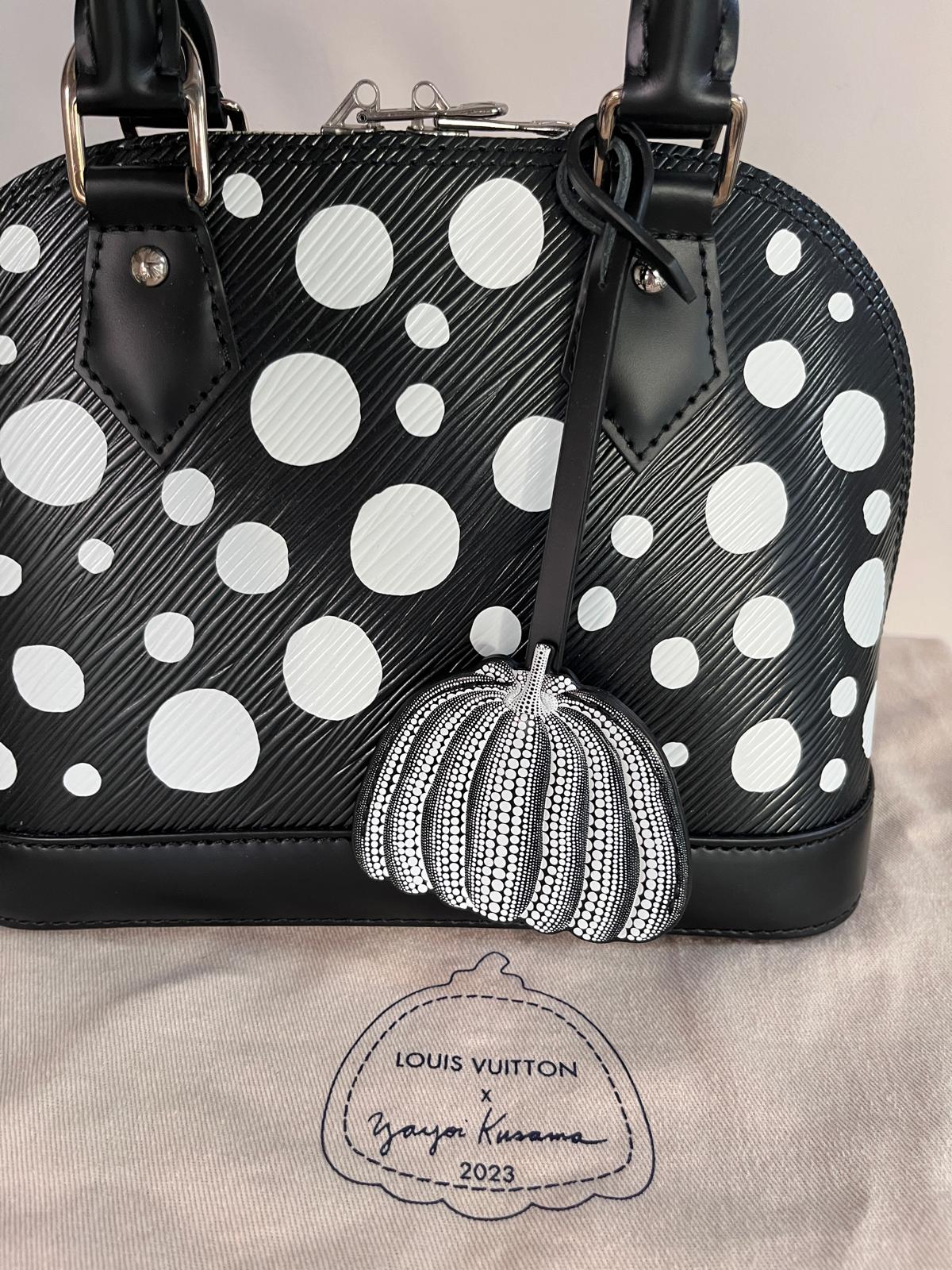 Louis Vuitton x Yayoi Kusama Alma BB Black Epi Crossbody Bag
