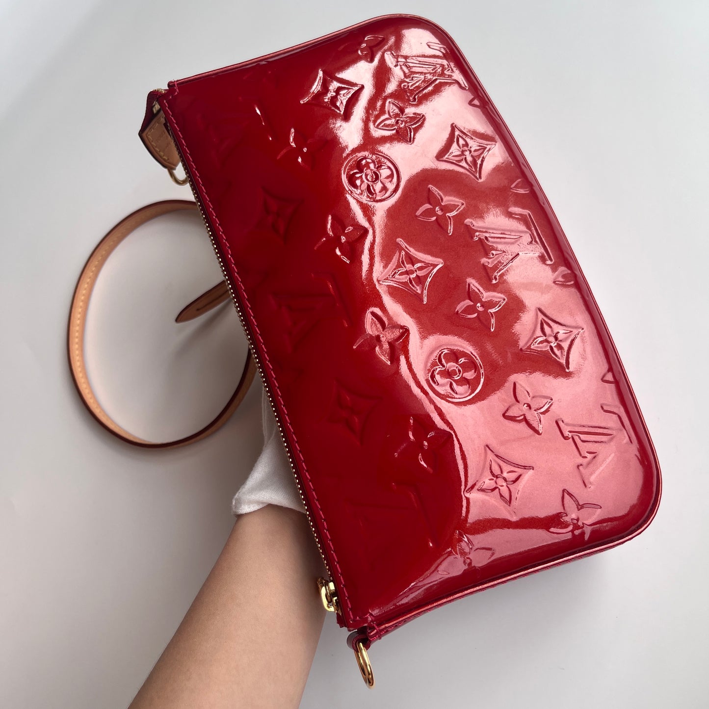 Louis Vuitton Red Vernis Pochette