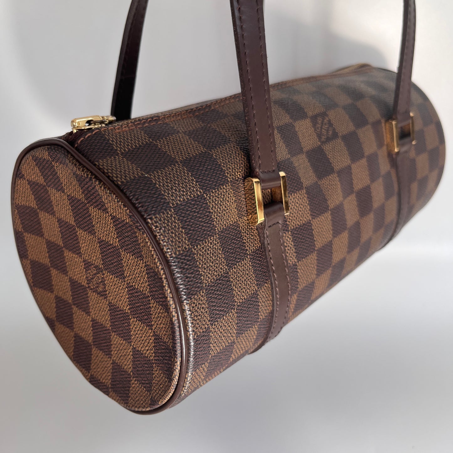 Louis Vuitton Papillon Damier Ebène 26 Top Handle Bag