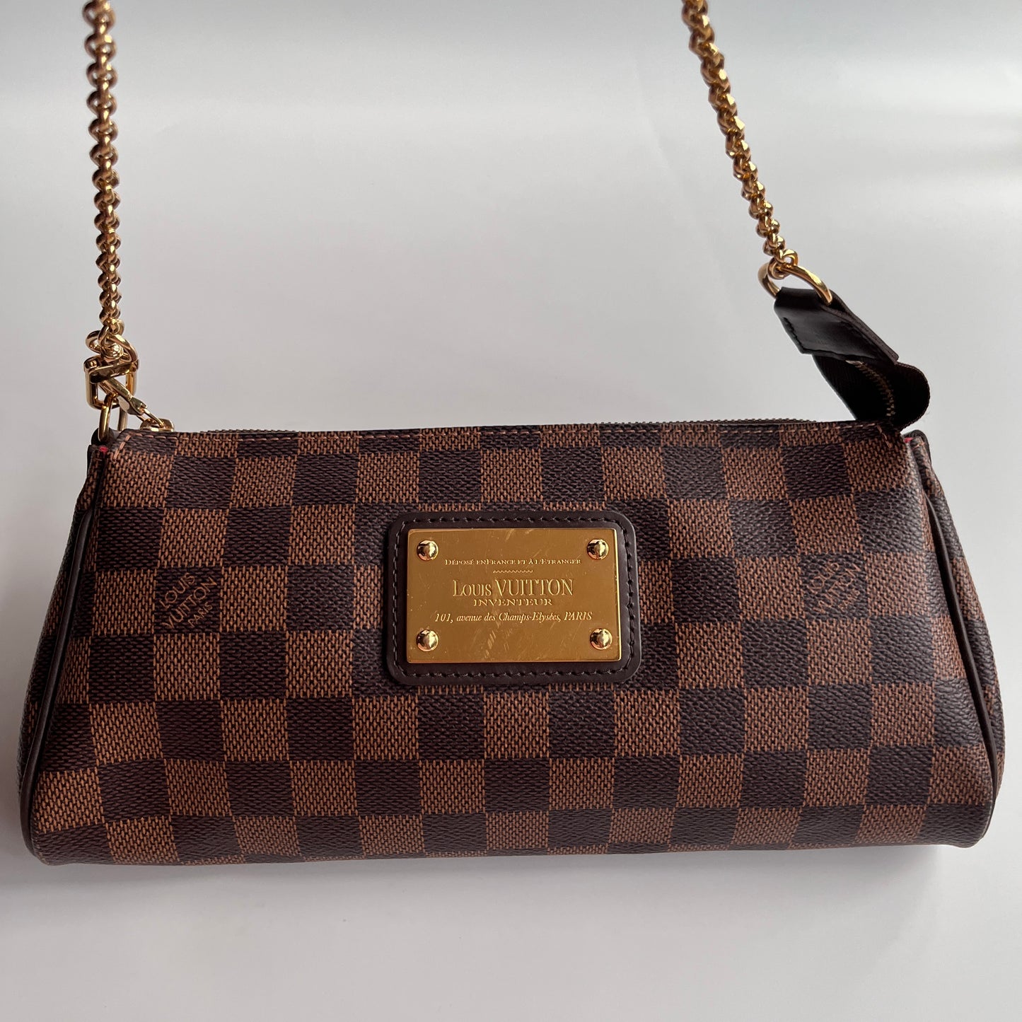 Louis Vuitton Damier Ebène Eva PM Clutch/ Pochette
