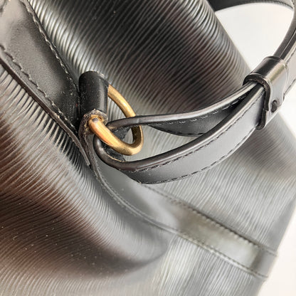 Louis Vuitton Vintage Petit Noé Black Epi Bucket Bag