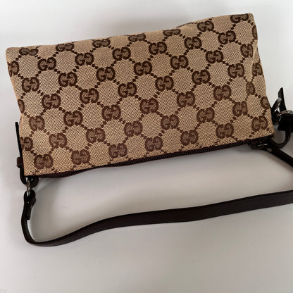 Gucci Vintage GG Canvas Small Pochette